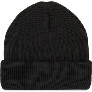 K-up Hats Wintermuts Aspen - zwart - dubbele omslag - heren/dames - gerecyled materiaal - Dames/herenmuts