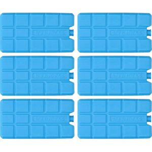 Koeltas of koelbox koelelementen - set van 6x stuks - 15 x 8 cm - 200 ml
