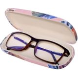 Brillenkoker/brillen opberghoes Holiday - hard kuststof - lichtroze - zonnebril hoes - Brillenkokers