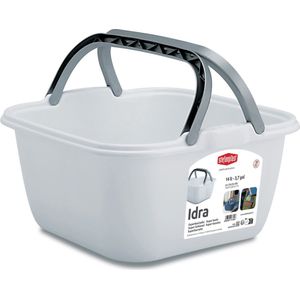 Stefanplast Wasmand/draagmand/teil Met Hengsel - Kunststof - 16 Liter Blauw 40 X 40 X 25 Cm Stefanplast Wasmand/draagmand/teil Met Hengsel - Kunststof - 16 Liter Blauw 40 X 40 X 25 Cm