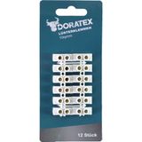 Doratex Kroonsteentjes set - wit - 36x stuks - elektra artikelen