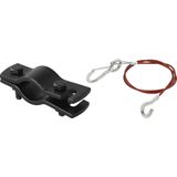 Hulpkoppeling - Breekkabel - Zwart - Staal - 1 Meter