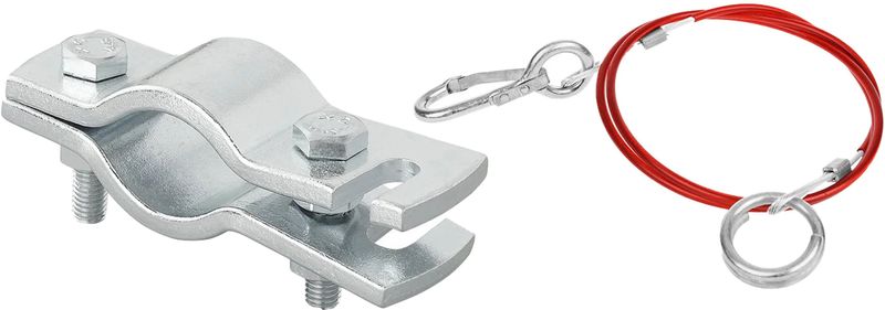 Hulpkoppeling - Zwart - Staal - Inclusief 1.5 Meter Breekkabel