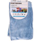 Benson Poetsdoeken - set 2x - extra zacht - microvezel - 2 formaten - blauw - schoonmaken