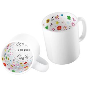 Moederdag mok - sublimatie mokken - keramiek - 300 ml - cadeau koffiemok