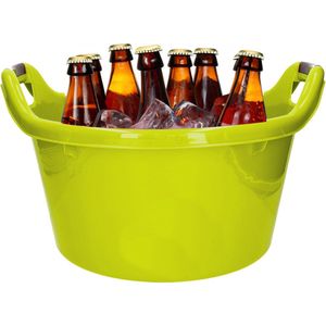 Plastic Forte - IJsemmer - Groen - Kunststof - 17L - Met 24 Grote IJsblokken