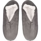 Antonio World Fashion - Spaanse Sloffen - Grijs - 100% Polyester - Teddy Voering