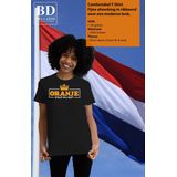 Bellatio Decorations - T-shirt - Roze - Koningsdag - Feestkleding
