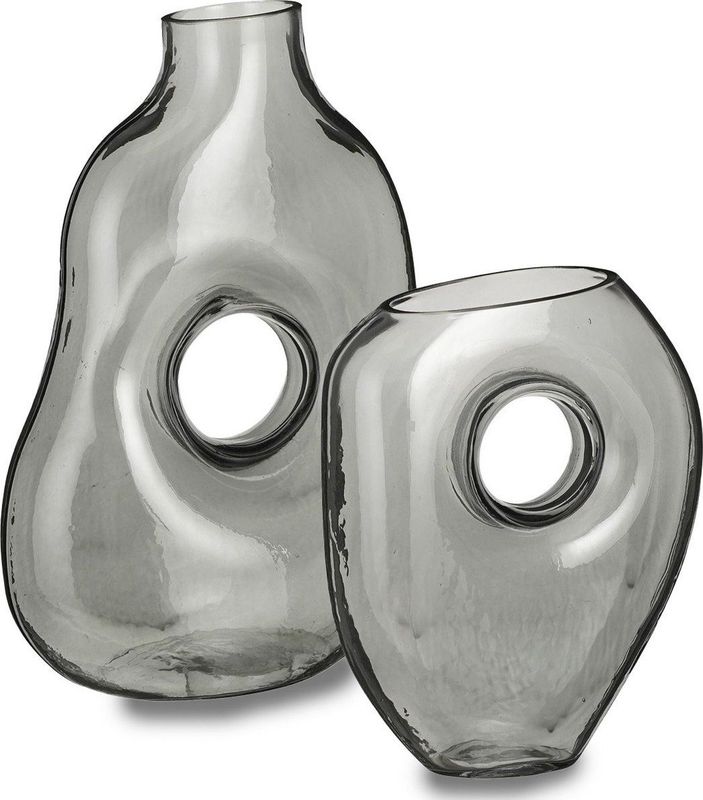 Vaas - Glas - Transparant - Decoratief