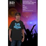 Bellatio Decorations Verkleed shirt voor heren - eighties king - zwart oranje - jaren 80 - carnaval