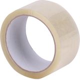 Tape/plakband houder - inclusief 3x rollen verpakking plakband van 15 meter - breedte 5 cm