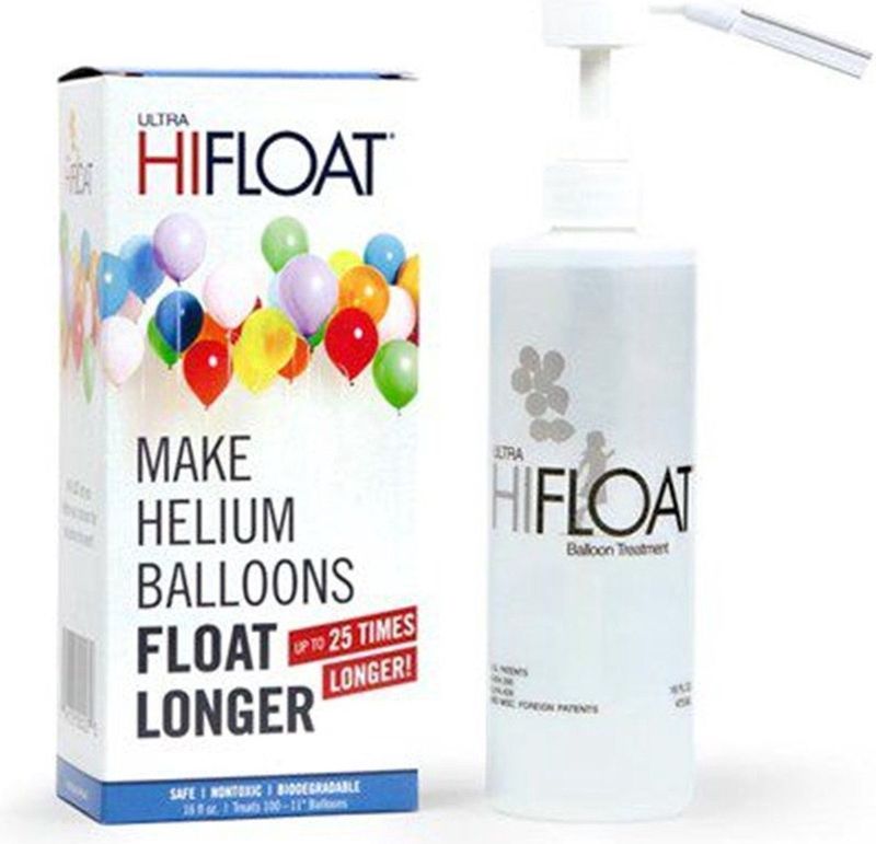 Ultra Hi-float met pomp - helium gel voor latex ballonnen - 473 ml