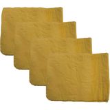 Benson - Zeemdoek - Geel - Synthetisch - 4 Stuks