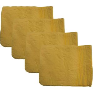 Benson - Zeemdoek - Geel - Synthetisch - 4 Stuks