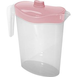 Waterkan - Lichtroze - Kunststof - 1,5 Liter - Compact Formaat