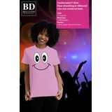 Bellatio Decorations - Verkleed T-shirt - Licht Roze - 100% Katoen
