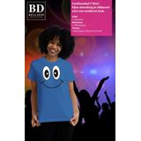 Bellatio Decorations - Verkleed T-shirt - Blauw - Katoen