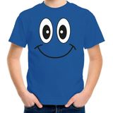 Bellatio Decorations - Verkleed T-shirt - Blauw - Katoen