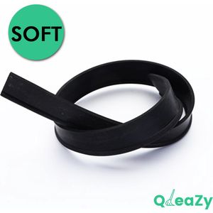 3x Soft Rubber voor trekker Zeem professioneel 45cm Raamwisser Vensterwisser - STREEPLOOS uw raam schoon - QleaZy