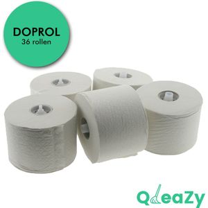 QleaZy DOPROL - Toilet Wc Papier 36 rollen - 2lgs 100meter Toilletpapier