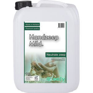 QleaZy - Neutrale handzeep 10 liter - 10L navulling voor dispensers