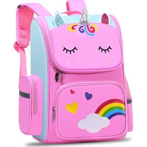 Joya Kids® Eenhoorn Rugzak | Rugtas Meisje | Unicorn Backpack | Roze tas meisjes | Small | Klein | vanaf groep 1