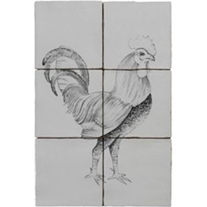 Terre d'Azur - Malaga - Wandtegel - Beige - 13x13cm - 6 Stuks