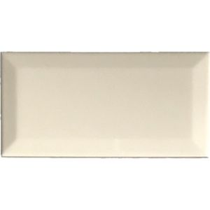 Terre d'Azur - Metro - Wandtegel - Creme - 10x20cm