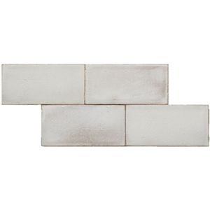 Terre d'Azur - Terre-Spatula - Wandtegel - Beige - 10x20cm - Glans
