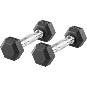 KRAKEN 2x 1 KG (=2KG) Hexagon Dumbbell Set | Stabiele Zeshoekige Vorm | Duurzaam en Comfortabel | Veelzijdig en Betrouwbaar voor Krachttraining | Halter Gewicht voor Fitness | Sport Gym Dumbbell (alt. spelling Dumbel Dumbbel Dumbell) Hand Gewichten