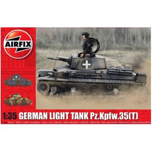Airfix German Light Tank Pz.Kpfw.35 (T) + Ammo by Mig lijm