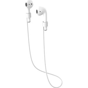 Siliconen Koord voor Iphone Airpods - Anti-Lost - Wit - OXILO