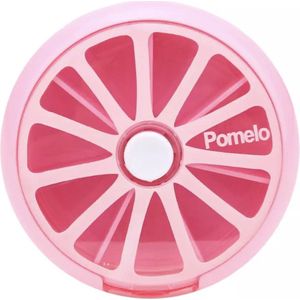 Pillendoos met drukknop - Roze - 7 daags - makkelijk in gebruik - hoge kwaliteit - ixen