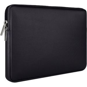 Luxe Laptophoes Zwart - PU Lederen Sleeve - 13 Inch - Bescherming Cover - Laptop Hoes - Premium Kwaliteit - Luxe en zachte binnen voering - OXILO