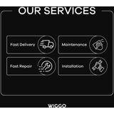 Wiggo WH-E675GC(B) - Keramisch kookplaat 4 pitten - 60cm - Zwart