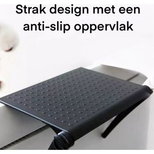 Tv plateau klein - zwart - televisie - beeldscherm plank - beamer plan - gadgets mannen -cadeau