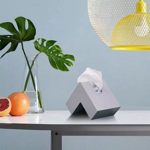 Tissue box - grijs - tissuedoos - woondecoratie