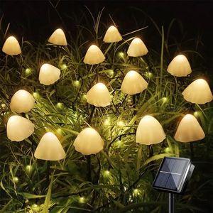 Solar paddenstoel Buitenverlichting - 8 Meter - Led - zonneenergie - Tuinverlichting zonne energie - Prikspots - Verlichting buiten - paddestoel