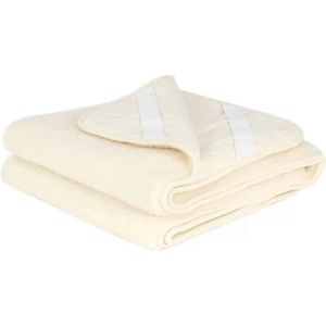 Wollen onderlegger / onderdeken wieg natural – merinowol – 40x80cm