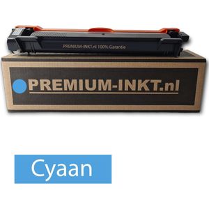 Premium-inkt.nl Geschikt voor Brother R-TN221/TN-241BK/TN-241BK -DCP-9015CDW DCP-9017CDW DCP-9020CDW DCP-9022CDW HL-3140CW HL-3142CW HL-3150CDN HL-3150CDW HL-3152CDW HL-3170CDW HL-3172CDW- Cyaan Toner Met Chip