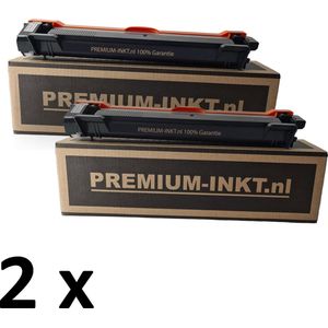 Premium-inkt.nl Geschikt voor COMBO 2x HP 130A CF350A -  HP Color LaserJet Pro MFP M176n- MFP M177fw- 3000 Print Paginas -Zwart Toner Met Chip