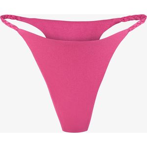 String Bikinibroekje Dames – Oranje – Klassieke Bikini Slip – Strikbandjes – Comfortabele Pasvorm – S