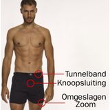 Gino Santi - Klassieke Boxershort - Navy - 100% Katoen