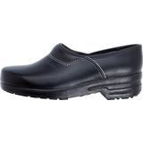 Skolys - F-730.00 O2 Klompen - Zwart - PU Zool - Lederen Bovenmateriaal