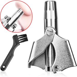 Neustrimmer - Zilver - Handmatige Neushaartrimmer - Voor Mannen en Vrouwen