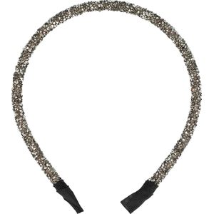 Lajetti Glitter Haarband Grijs - Skinny Diadeem