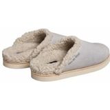 Pantoffel Rue de Wool Unisex The Mule Clean Light Grey-Schoenmaat 43