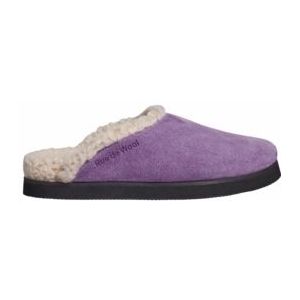 Rue de Wool - The Mule Clean - Pantoffel - Lila - Suède en Wol