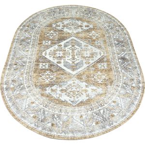 Veer Carpets - Laria Brown 5 - Vloerkleed - Ovaal - 200 x 290 cm