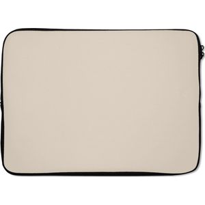 SleevesAndCases - Laptophoes - Beige - Effen kleur - Laptop sleeve - Laptop case - Voor laptop - 13 Inch - Laptoptas